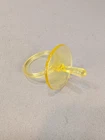 Vintage Cabbage Patch Kid Pacifier Yellow Plastic Authentic Original