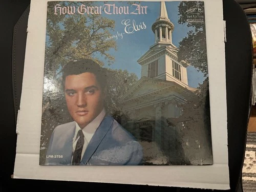ELVIS PRESLEY HOW GREAT THOU ART LPM 3758 MONO Dynagroove sealed
