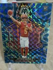 2024 Panini Mosaic - Rookies Jayden Daniels #302 Reactive Blue Mosaic Prizm (RC)