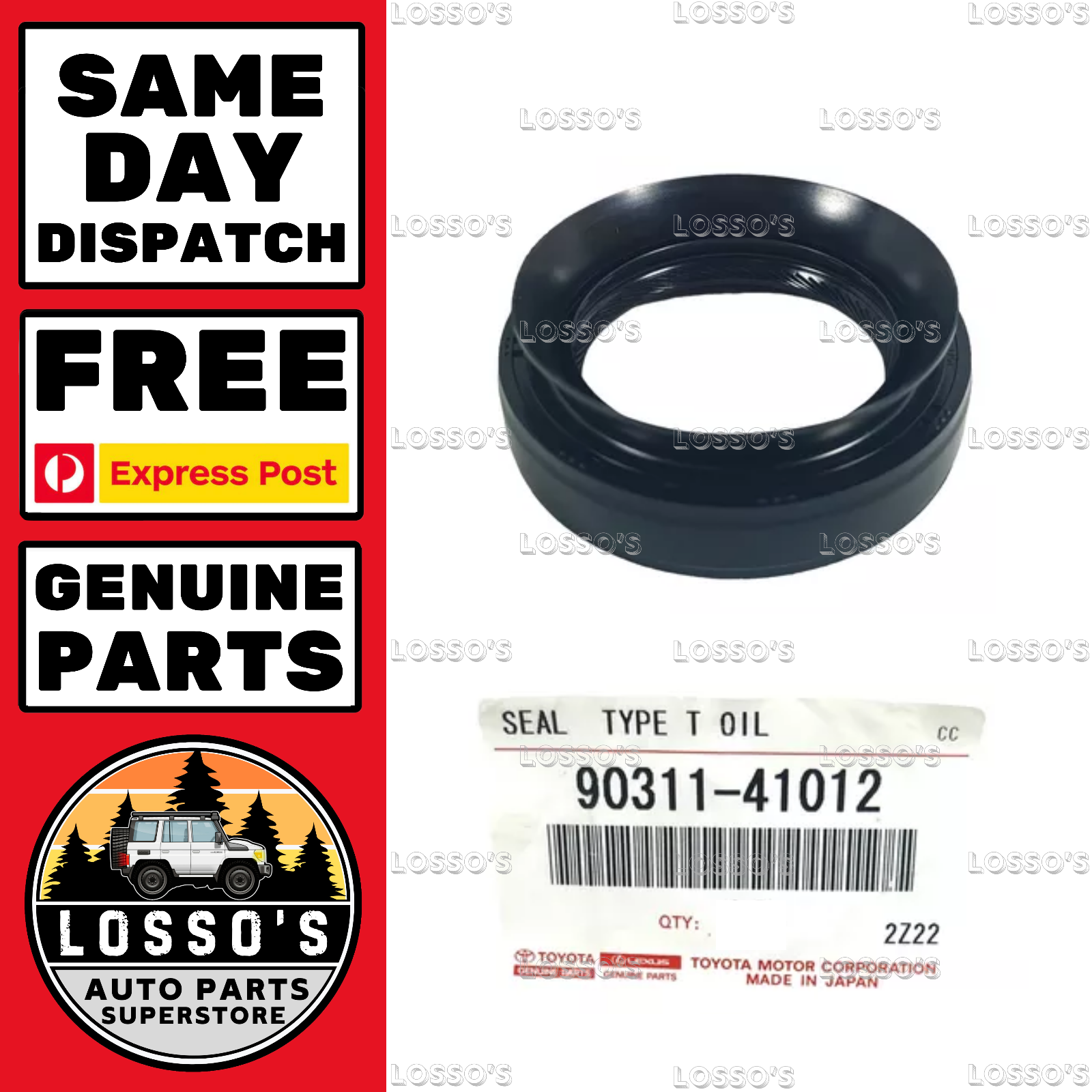 Genuine Hilux KZN165 KZN130 KUN26 KUN25 Transfer Case Front Output Oil