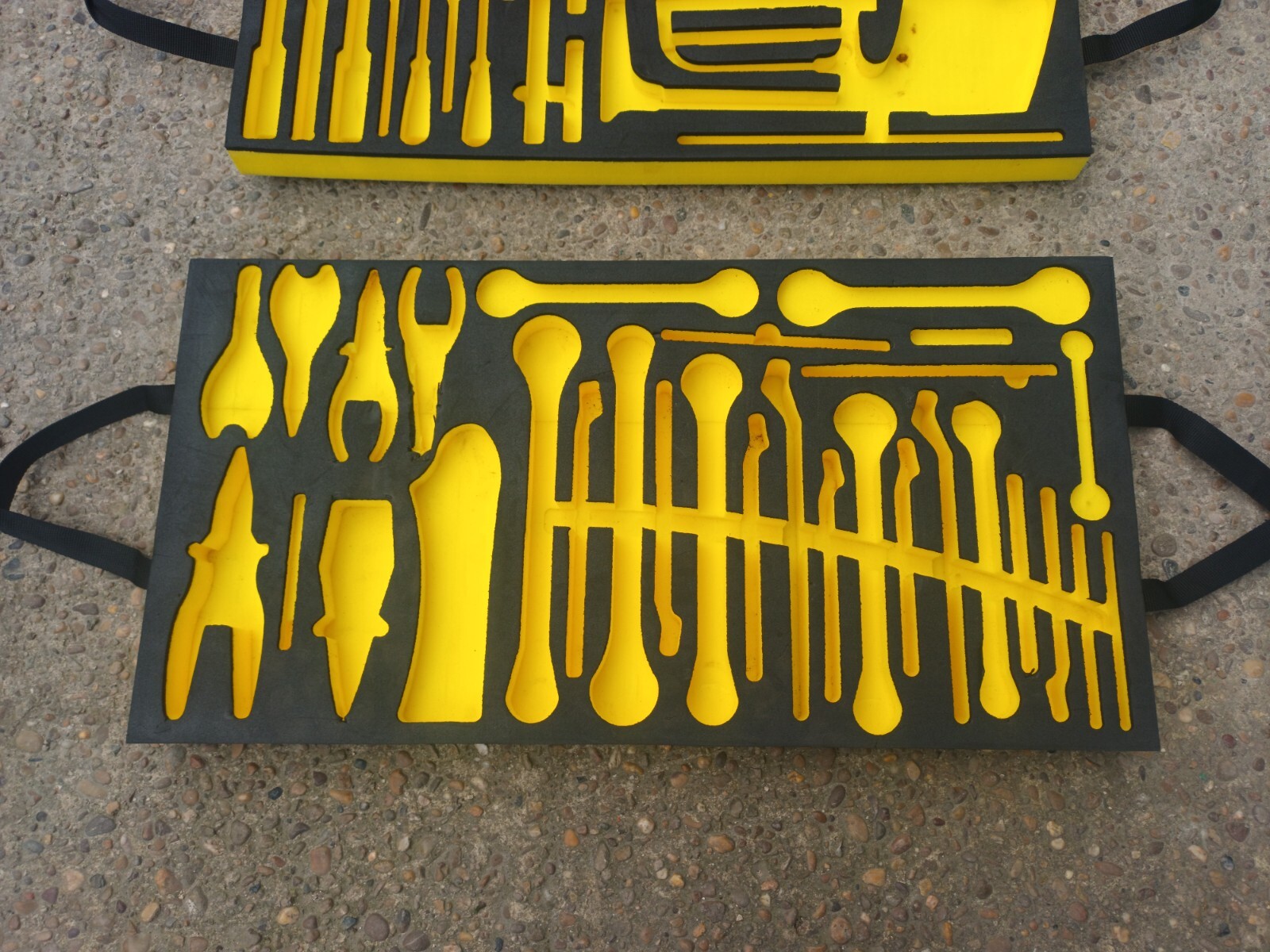 Ex Military Set of 3 x Plastic Backed EVA Foam Tool Storage Trays eBay