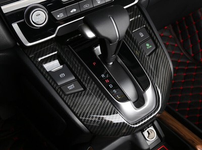 Car Inner Frame Gear Shift Cover Trim Carbon Fiber Pattern for Honda