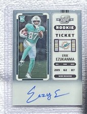 2022 Panini Contenders Optic Rookie Ticket Auto Erik Ezukanma Eazy E