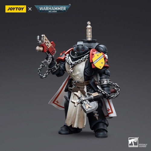 JoyToy 1/18 War Hammer 40K Black Templars Primaris Sword Brethren - Picture 15 of 17
