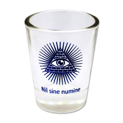 All Seeing Eye Masonic Shot Glass - Picture 1 of 1