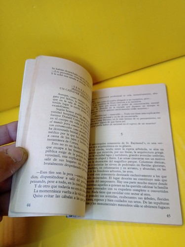 Vintage 1992 Viaje al interior de la Muerte Frank Caudett Horrorroman Buch Spanisch - Bild 6 von 6