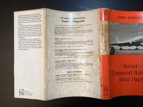 Soviet Transport Aircraft since 1945 by John Stoud HCDJ Book, 1968 - Picture 2 of 23