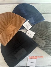COACH Knit Beanie PICK COLOR 100% Merino Wool