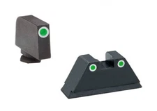 AmeriGlo Suppressor Tritium Night Sight Set W/White Outline For Glock-GL-329