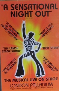Saturday Night Fever 40x60 The Musical 1998 Sensational Large Bus Shelter Poster