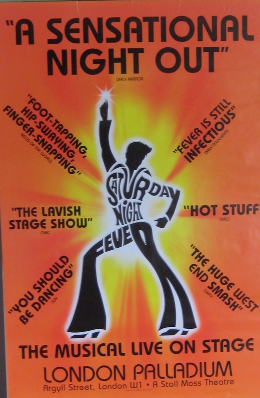Saturday Night Fever 40x60 The Musical 1998 Sensational Large Bus Shelter Poster