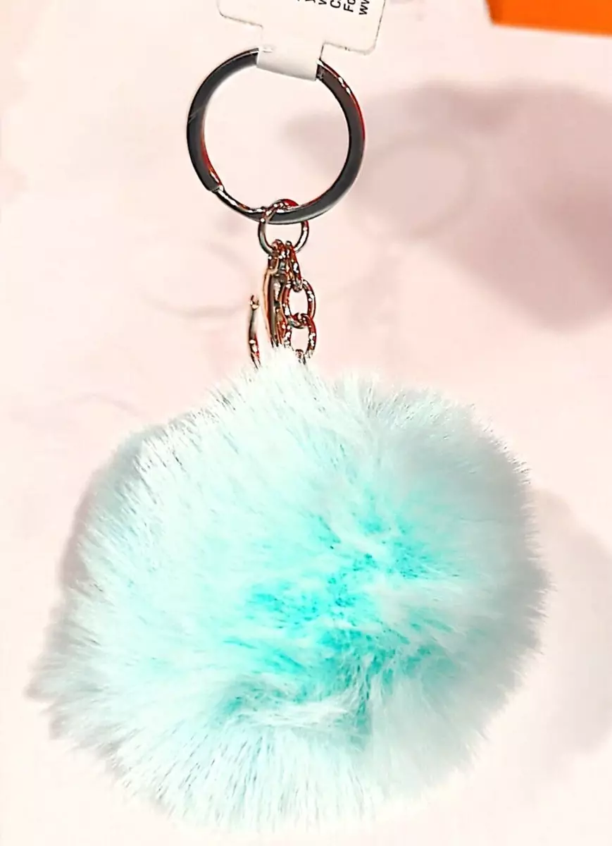 Puff ball keychain near me sale