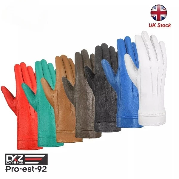 Marching Gloves Band Gauntlet Short cuffs Gloves 100% Leather With Golden Snap
Opens in a new window