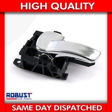 LEFT PASSENGER SIDE INTERIOR DOOR HANDLE CHROME FOR NISSAN QASHQAI