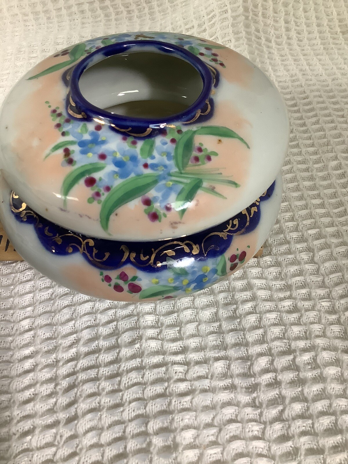 VINTAGE PORCELAIN HAIR RECEIVER eBay