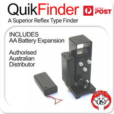 Genuine QuikFinder Compact Reflex Sight / Red Dot Finder AA Battery version