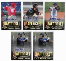 2011 Playoff Contenders Draft Ticket Autograph Rookie Lot of 5 Insert Cards MLB