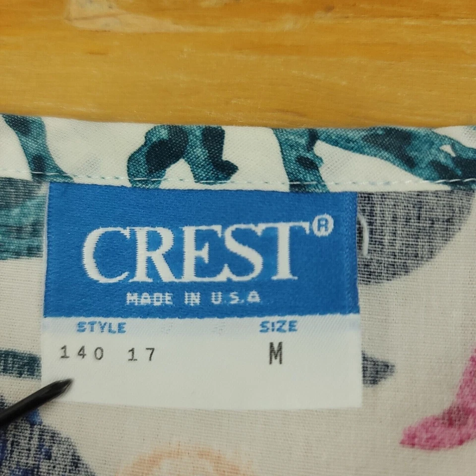 Ocean Scrub Jacket Womens M Fish Starfish Scrub Coat Medical Dental Aquatic - Image 2 of 4