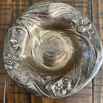 #ad Art Nouveau Sterling Silver Bowl By The Mouser Manufacturing Co New York C. 1885 $299.99