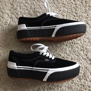 suede era stacked vans