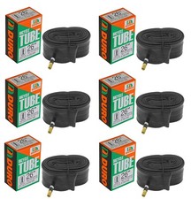 6 (SIX) DURO BICYCLE 26 x 1.75/2.125 TUBE 48MM LONG AMERICAN/SCHRADER VALVE.
