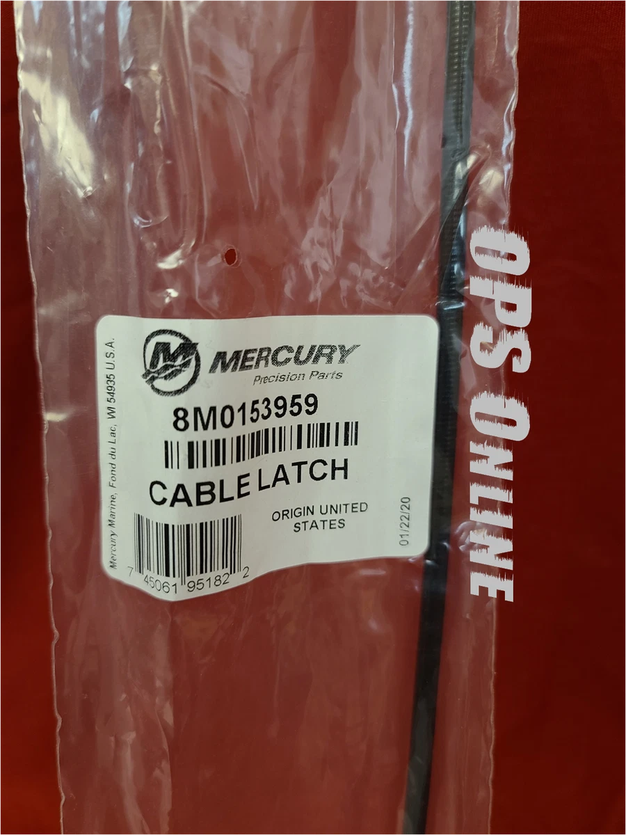 New - OEM Mercury Verado Cowl Latch Cable - Part # 888951 