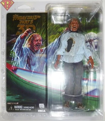 CORPSE PAMELA VOORHEES Friday the 13th Part III 3 3D 8" Clothed Figure Neca 2019 - Image 1 of 4
