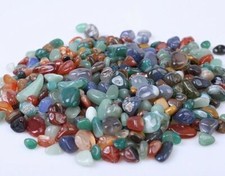 Rough Natural + Tumbled Stones: Choose color &type(Raw Gem Crystal Healing Rock)