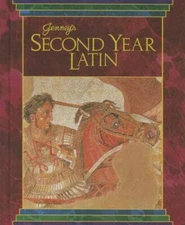 JENNEY'S SECOND YEAR LATIN GRADES 8-12 TEXT 1990C - Hardcover - GOOD