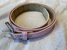 Gucci Pink Belt double prong