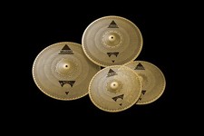 Low volume cymbal set 14 Hats 16 Crash 18 Crash Ride Radius Passive New In Box