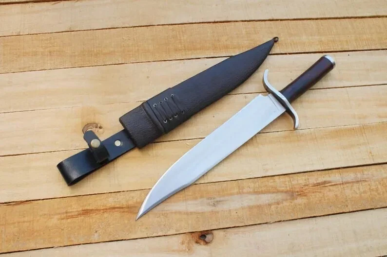 Custom Handmade Carbon Steel Blade Survival Bowie Knife | Hunting Knife Camping