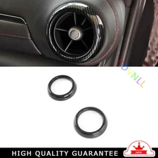 L&R AC Air Outlet Vent Cover Trim 2P For Chevrolet Blazer 2019-2024 Carbon Fiber