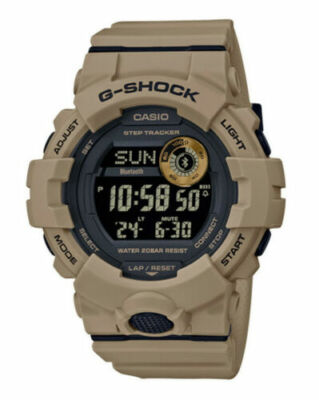 Casio G-Shock GBD800UC-5 Bluetooth Connected POWER TRAINER Tan