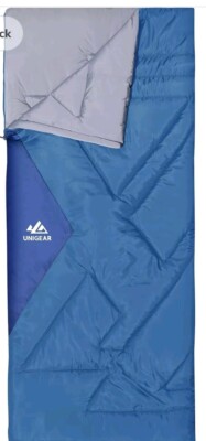 NEW Unigear Camfy Bed Entested Blue (Sleeping Bag) 50/10