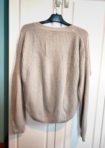 H&M Grey Knitted Women's Jumper Size L Pre-owned - Picture 4 of 4