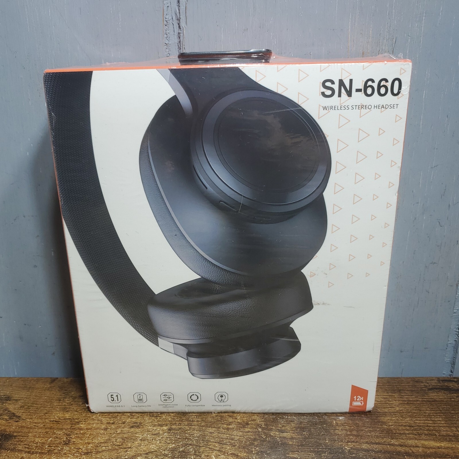 Over-ear headphones Headset  with Bluetooth SN-660 Wireless 5.1 Mic Tf Card-image