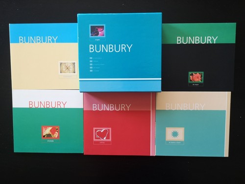 BUNBURY (5CD EP) BOX SINGLES: Extranjero-infinito-viento a favor-de mayor-jinete - Imagen 17 de 22