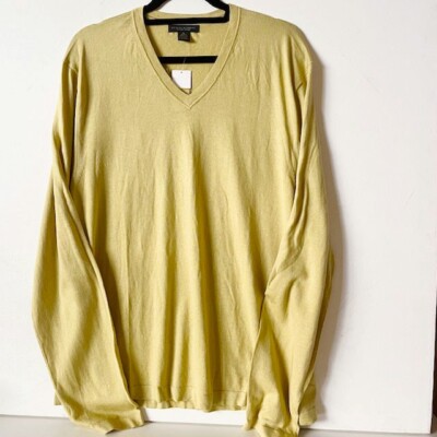 NWT Banana Republic Men Luxury Silk Cashmere Blend V-Neck