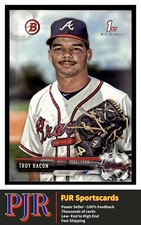 2017 Bowman Draft #BDC-93 Troy Bacon Atlanta Braves  Paper