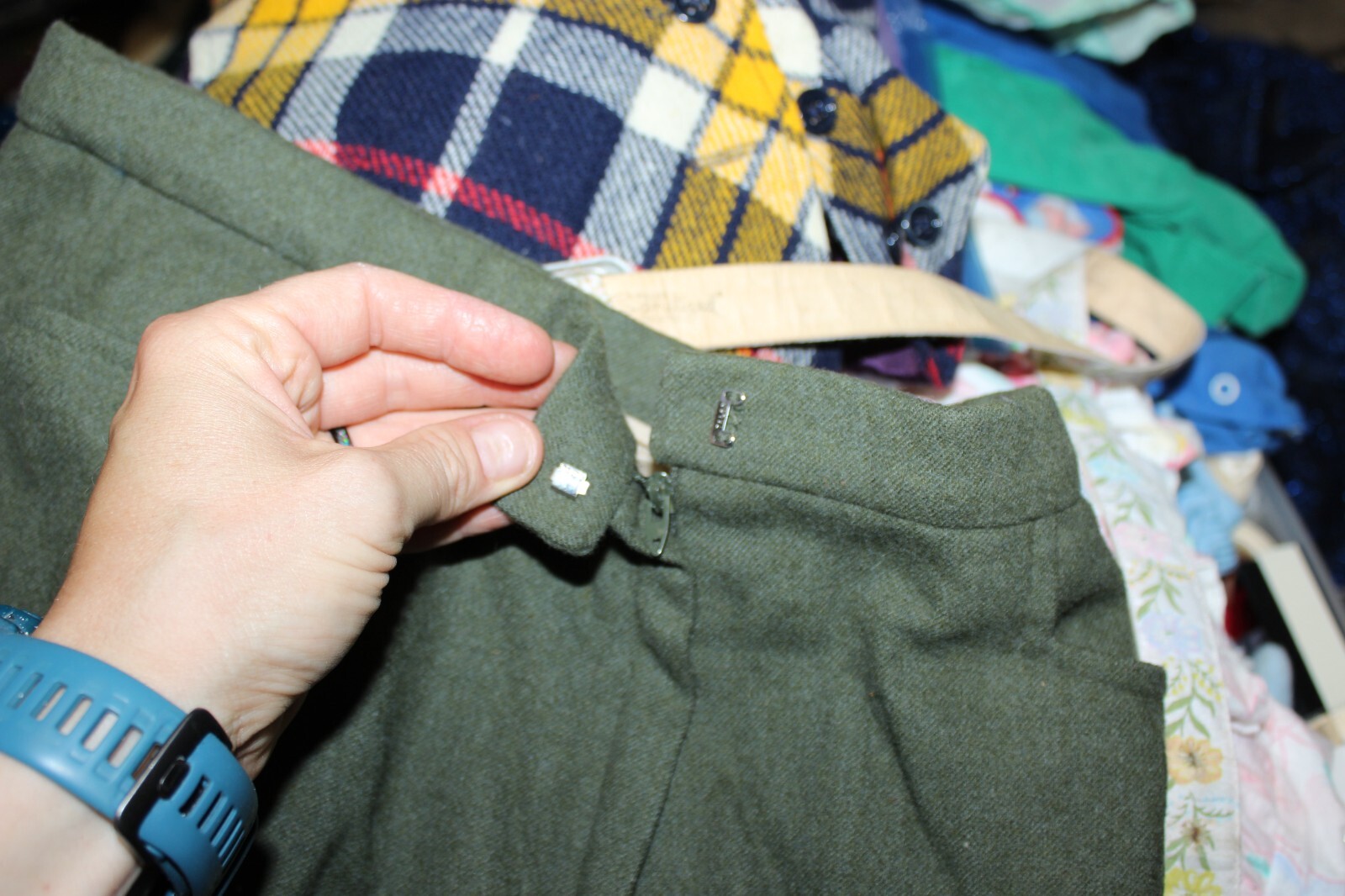 Knockabouts by Pendleton Women's Wool Solid Green… - image 4