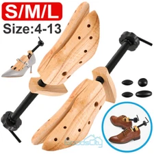 US Shoe Tree Adjustable Wooden Shoe Stretcher Expander Boot Holder for Men Women