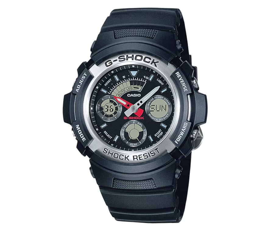 CASIO G-SHOCK AW-590-1AJF G-SHOCK BASIC 20 ATM waterproof Japan