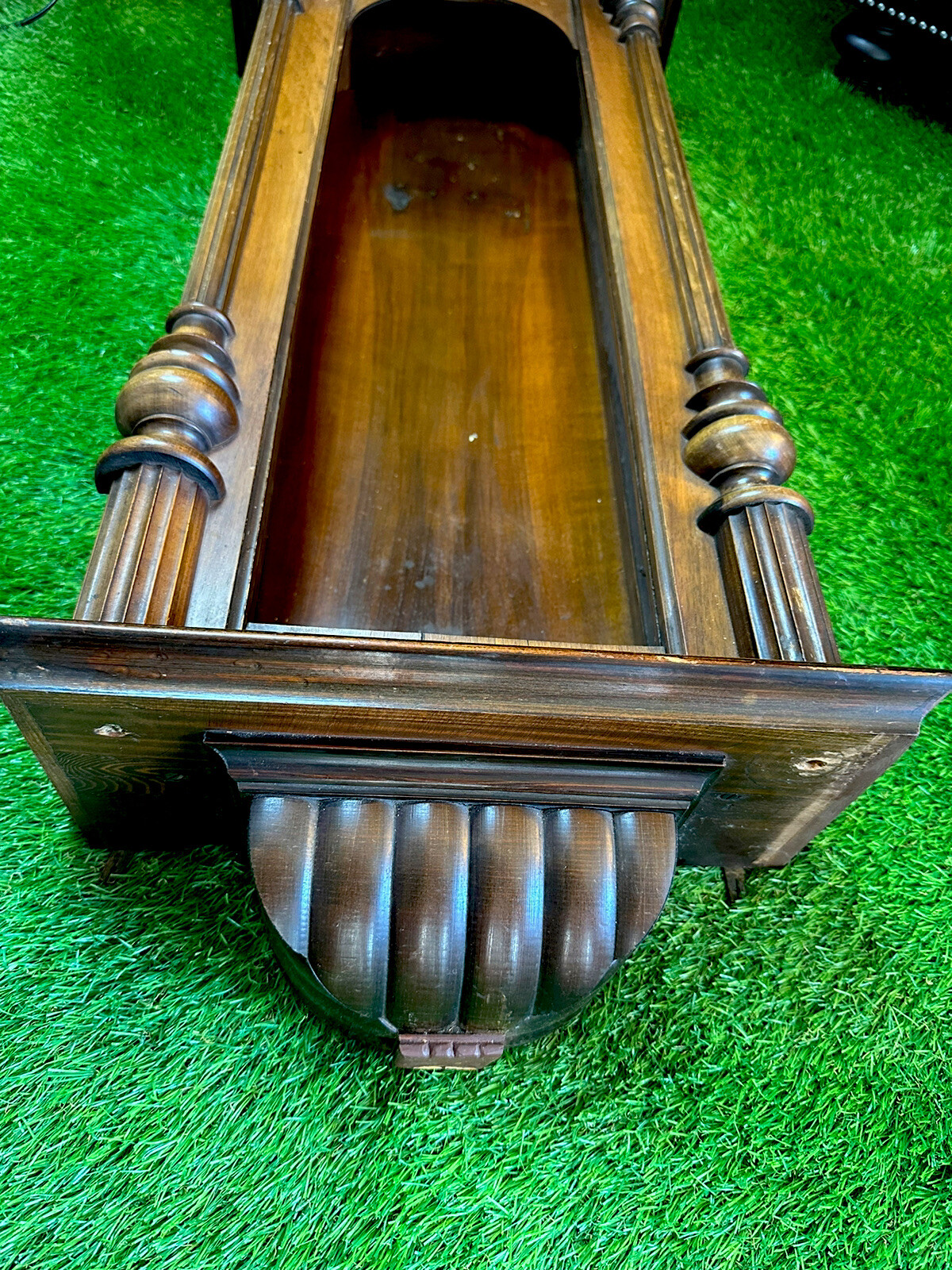 Antique 2 Weight German Vienna Regulator Wall Clock Case eBay