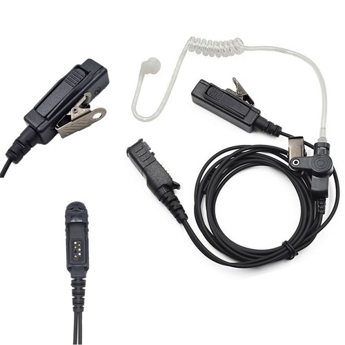 Multi-Pin Plug Headset For Motorola XiR P6600 P6620 P6628 E8608 Walkie Talkie - Zdjęcie 4 z 6