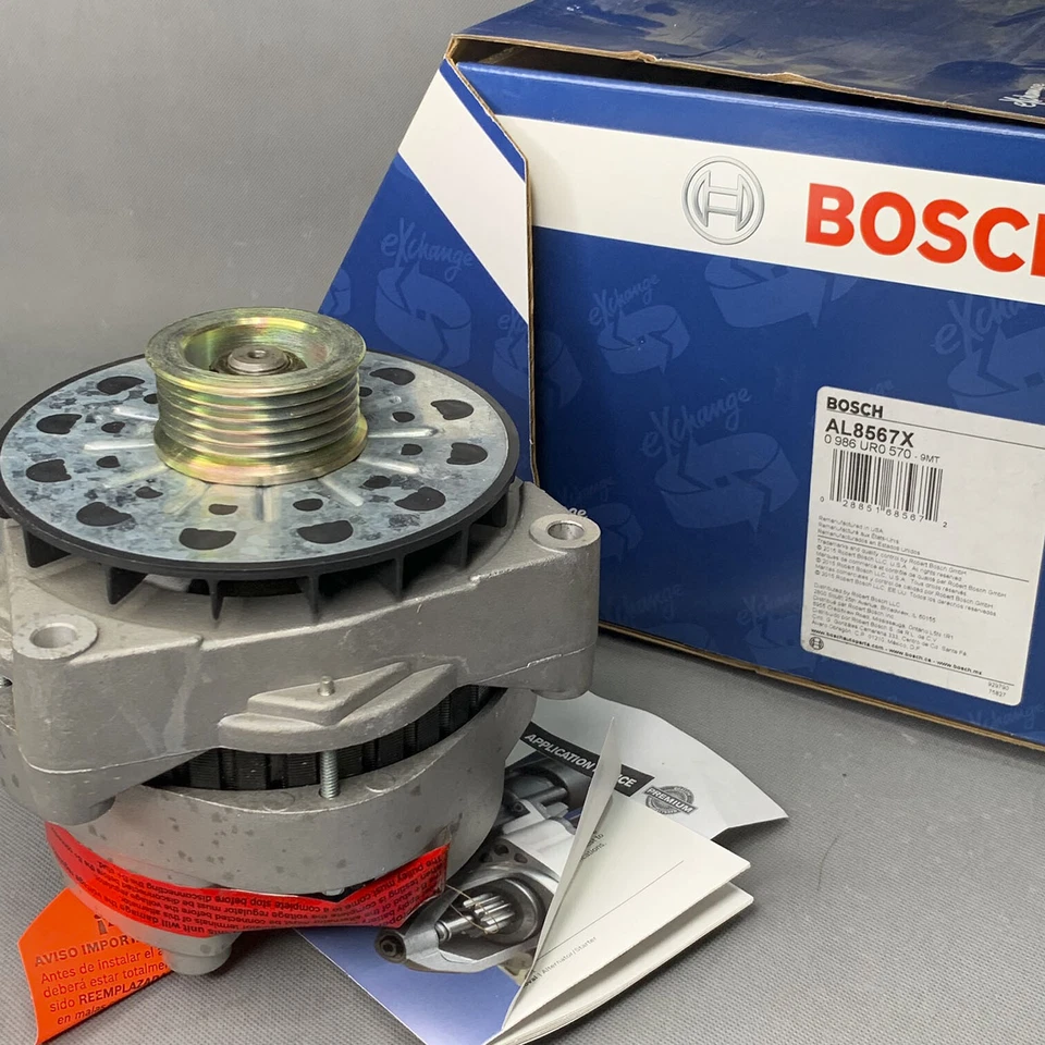 Alternador remanufaturado OE Bosch AL8567X para GMC C1500 C2500 C3500 K1500 YUKON - Imagem 2 de 4