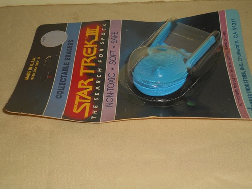 DIENER USS ENTERPRISE STAR TREK III The Search For Spock Eraser 1984 Nos USA - Picture 11 of 12