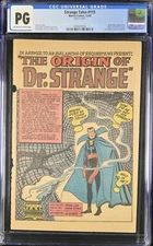 Strange Tales #115 Marvel 1963 Origin of Doctor Strange CGC PG 10