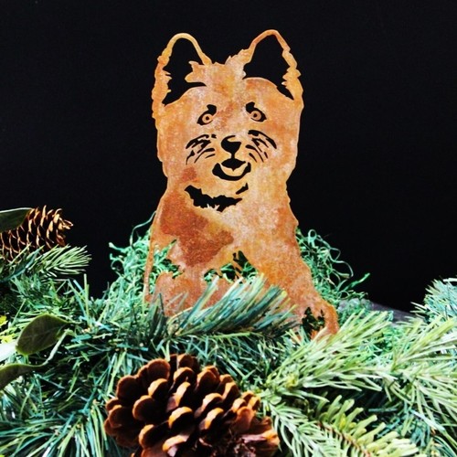 Sagoma per cani in acciaio corten Cairn Terrier - Foto 2 di 11