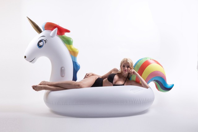 inflatable unicorn toy